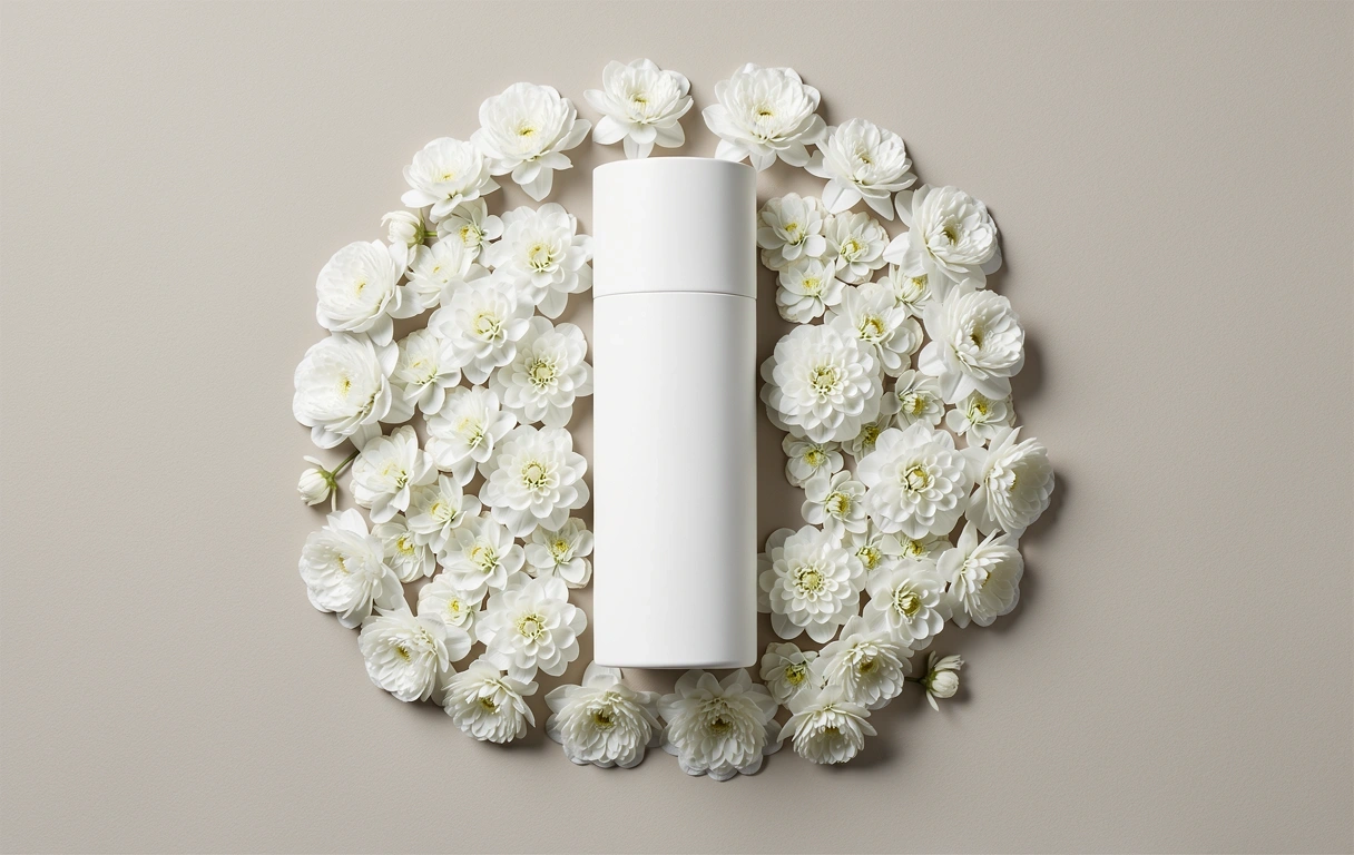 Anti aging cream bottle